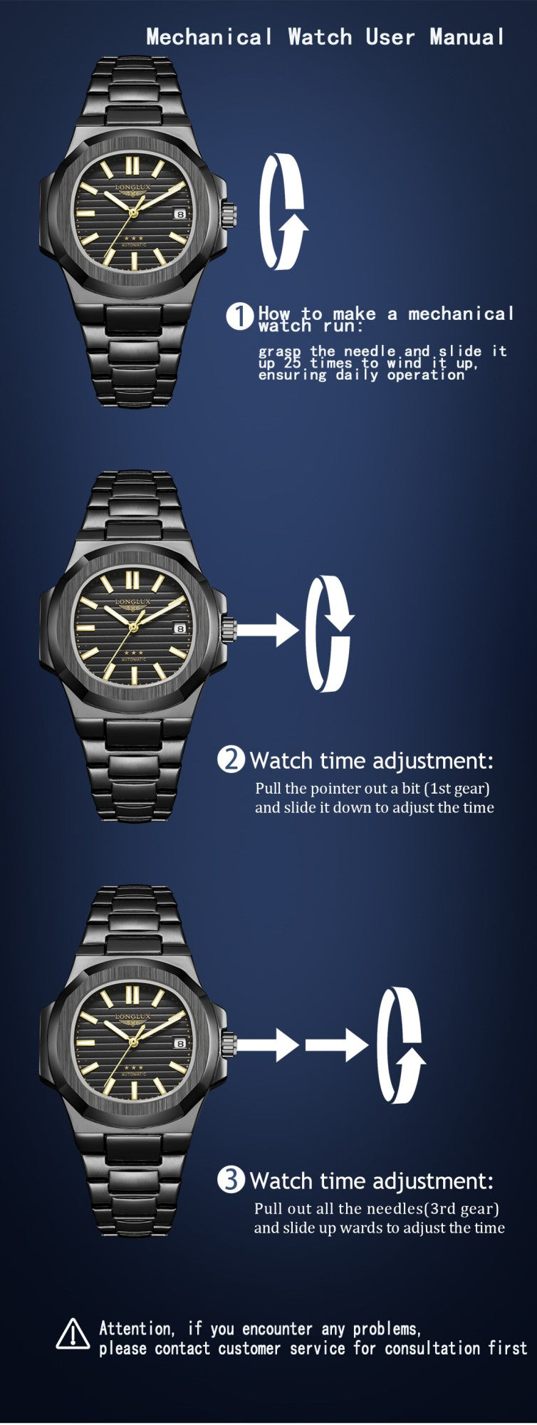 Men automatic watch business date mechanical watches waterproof stainless steel luminous luxury mens watch boyfriend gift