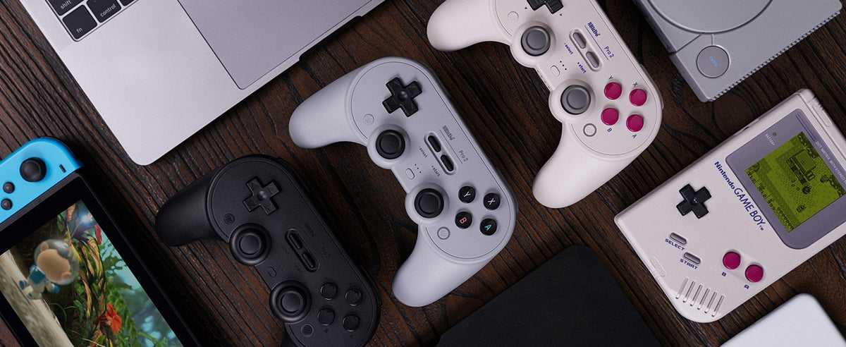 8BitDo Pro 2 Bluetooth Controller Hall Effect Joystick Gamepad for Apple Nintendo Switch 2 PC MacOS Android Steam Deck