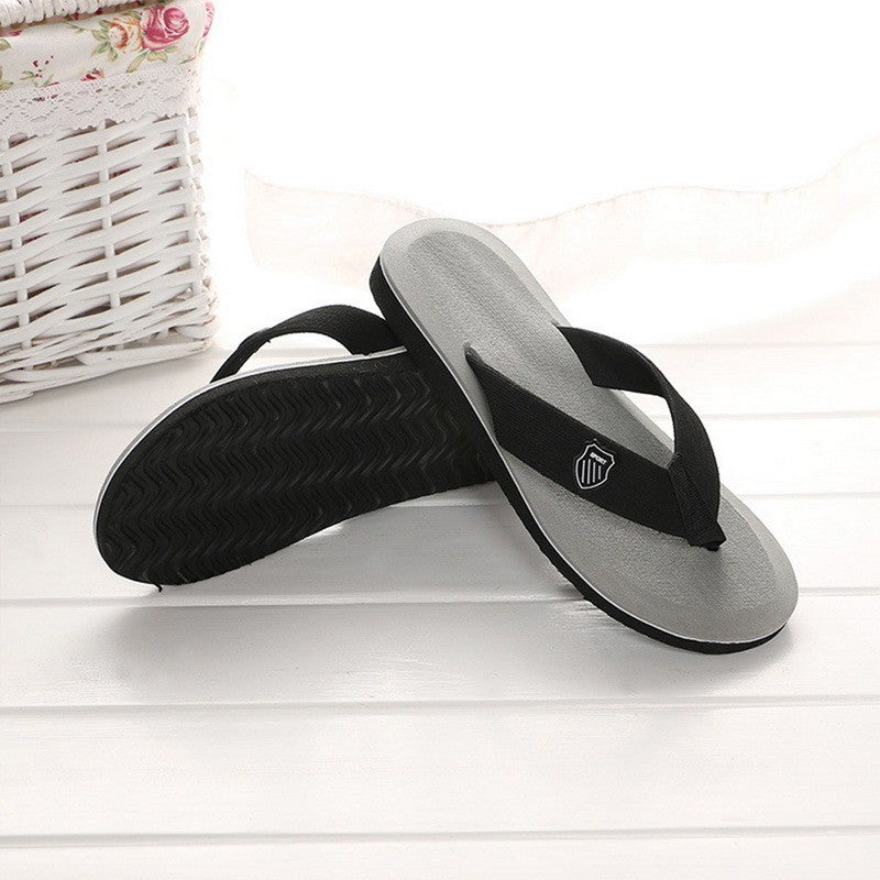 Casual Flip Flops For Men Slippers Beach Sandals Summer Non-Slip Flat Slides Men Slippers Indoor House Shoes Man Male Slipper