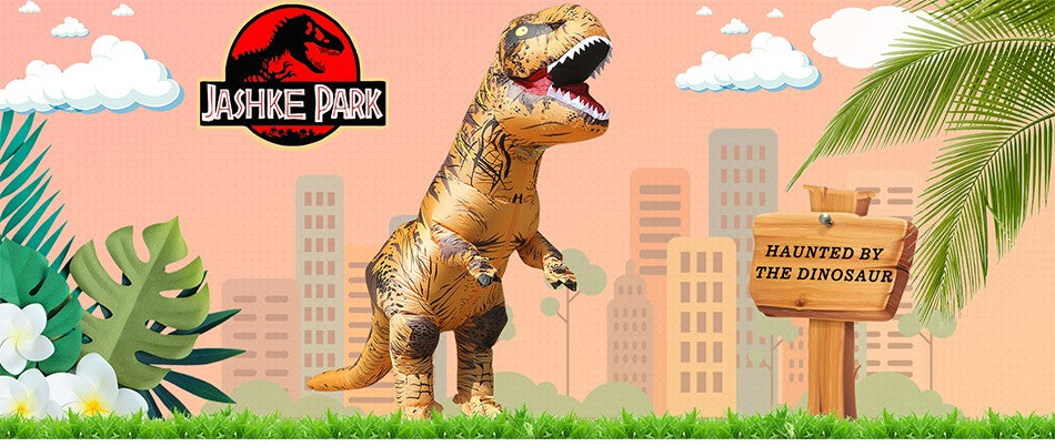 T-REX Monster Inflatable Costume Blow Up Cosplay Dinosaur Clothing Carnival Halloween Christma Dress For Man Woman Party Show