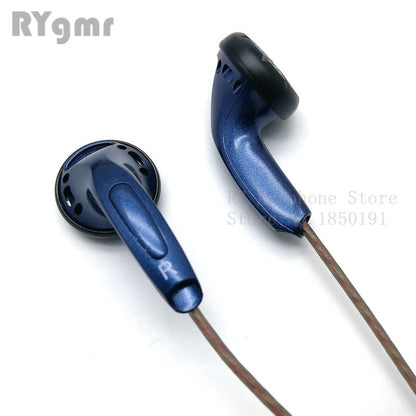 Fone de ouvido intra-auricular original RY4S de 15mm com som de qualidade musical Fone HIFI (fone estilo MX500) Cabo hifi de 3,5mm com conector em L