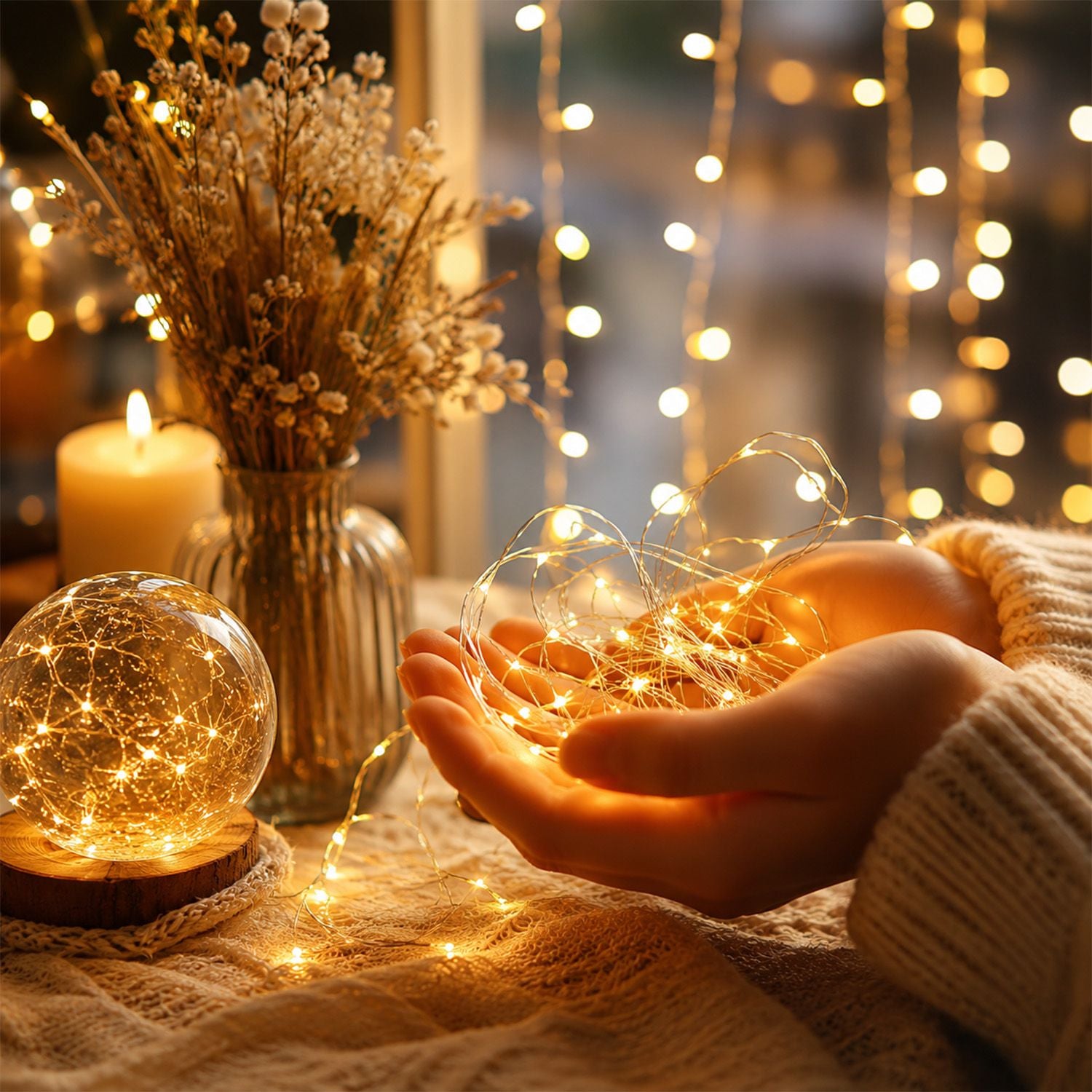 30 Pack LED Fairy Light Battery Powered String Light -6.5-foot 20 LED Silver Line Firefly Star Moon Light, Suitable for DIY Handmade Wedding Table Decoration, Party Bedroom Christmas Decoration, Room Decoration Christmas Decoration