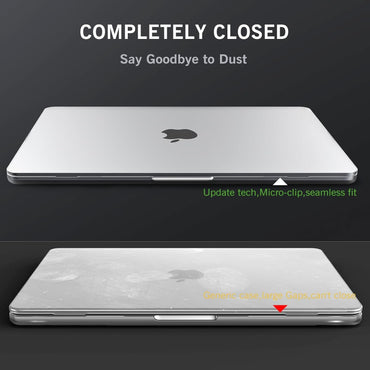 For MacBook Pro 14 inch Case 2024-2021 M4 M3 M2 M1 Pro/Max Matte Cover Protective Hard Shell Case Laptop&Keyboard Cover