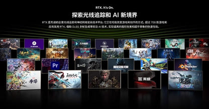 Rainbow RTX5080 5090D Water God Series Gaming Computer Console Box Independent Graphics Card