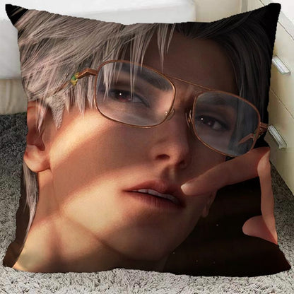 Game Love and Deepspace Sylus Pillow and Pillowcase Double Sided Pattern Throw Pillows 40x40cm