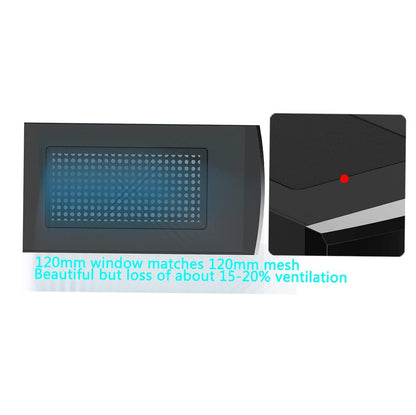 120x240mm 120x120mm Fan Dust Filter Mesh Magnetic Frame PVC PC Computer Case Fan Dust Mesh Cover Grills