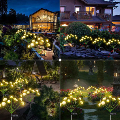 Solar Lights Outdoor LED Solar Mushroom Lawn Lights Waterproof Party Yard Patio Pathway Jellyfish Lamp for Garden Decoration