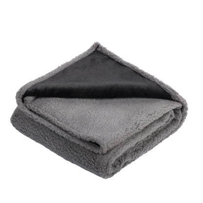 Manta para Dormir Pet Macia Confortável Quente Flannel Pele de Cordeiro Cobertor para Cães Engrossar Impermeável Tapete para Cães e Gatos Acessórios para Cães