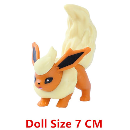 Pokémon Anime Figures Gelo Eevee Pikachu Dragão Voador Coleção Figura Brinquedos de Ação Fofos Modelo Pok é mon Presentes de Aniversário Infantis