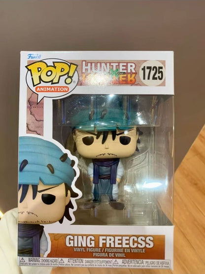 Hunter×Hunter Alluka Zoldyck #1728 3.2in Funko Pop Action Figures Uvogin Kalluto Zoldyck Colecionáveis Anime Bonecos de Vinil Modelo Brinquedos Presente