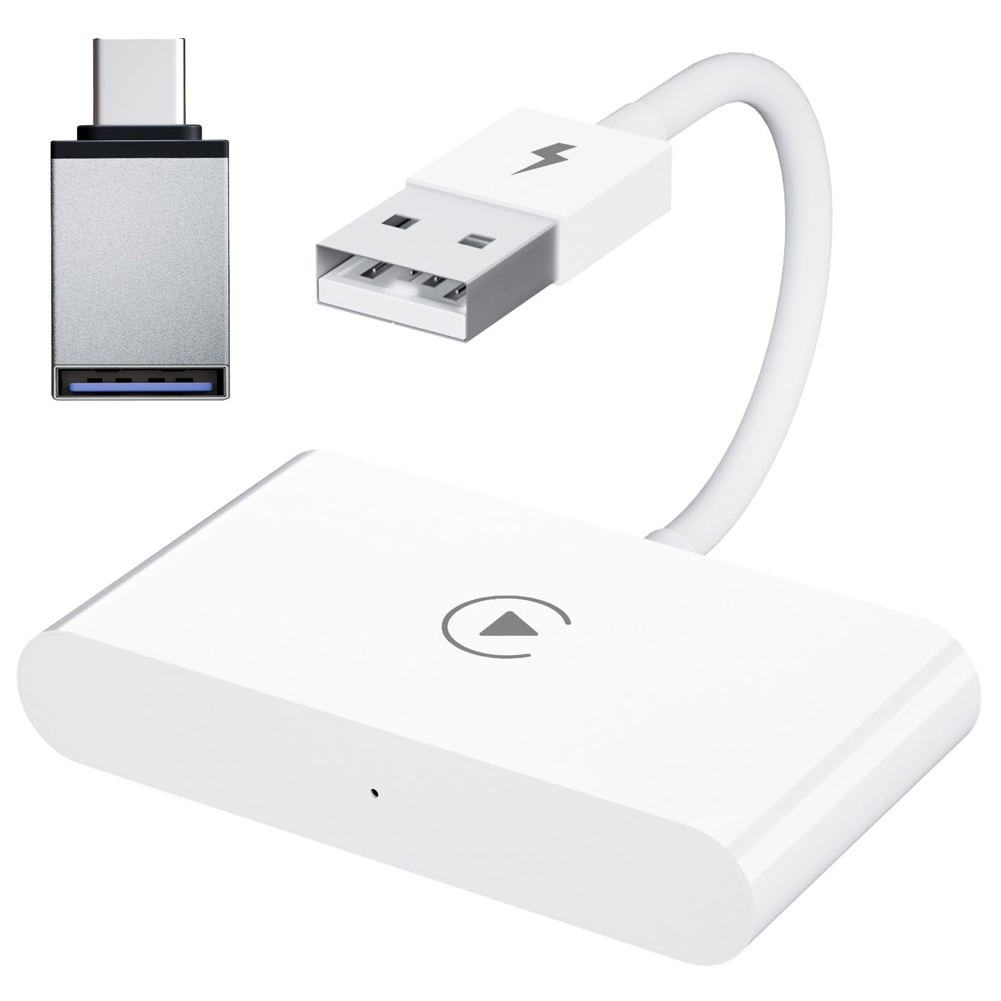 Carplay Wireless Adapter with Youtube/Netflix/Tiktok, Wireless Carplay USB Dongle for Factory Wired Carplay to Wireless