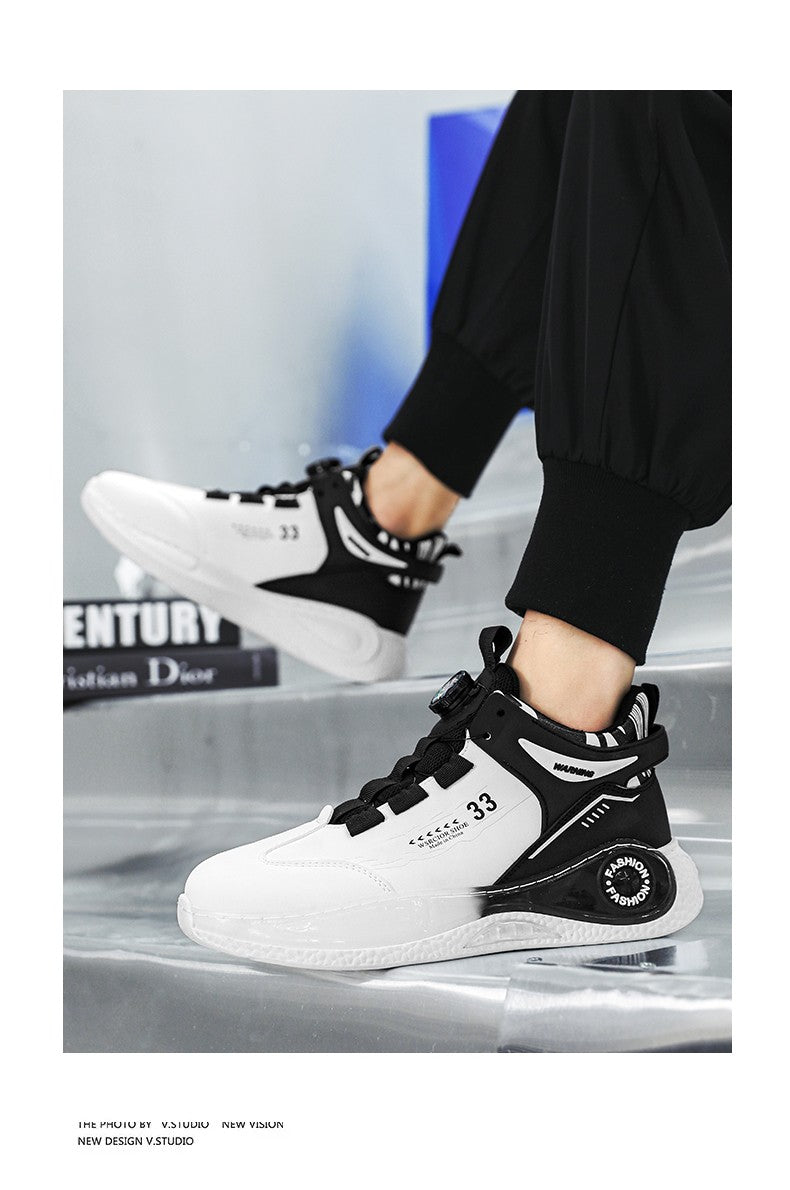 Tênis Masculino com Fivela Rotativa Confortável Antiderrapante Cadarço Durável para Atividades ao Ar Livre