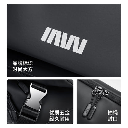 Septwolves Lightweight Men Shoulder Bag Leather Travel Messenger Bag 9.7-Inch Ipad Compartment Comfortable Widened Shoulder Pads