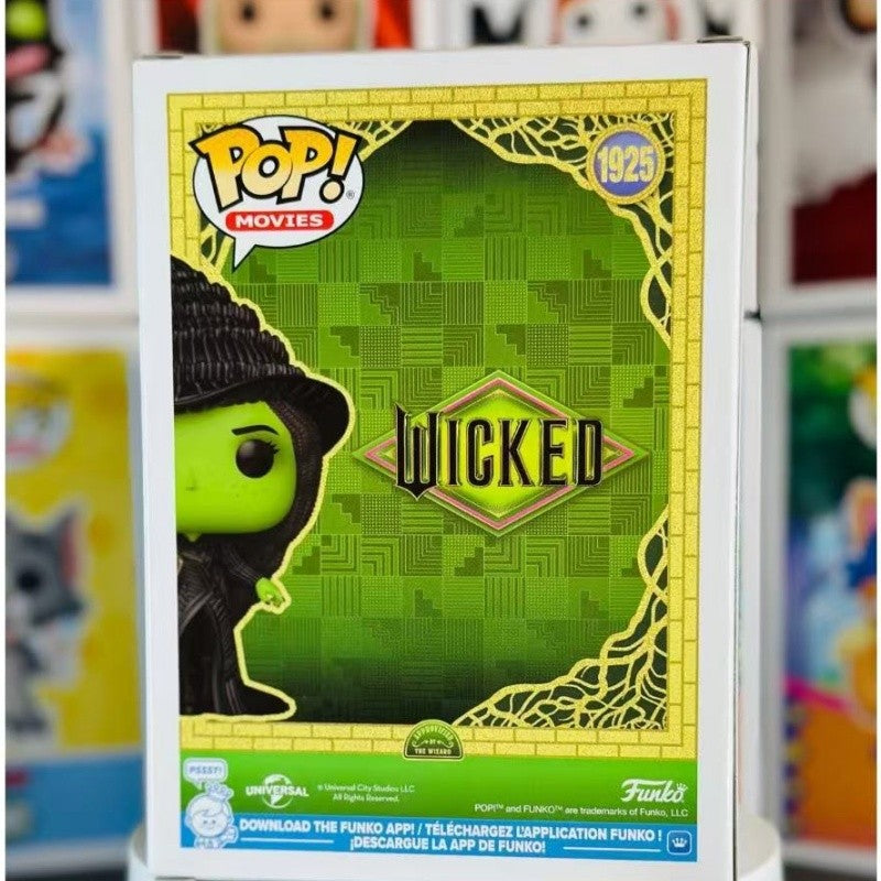 Funko Pop Oficial Original Tv Wicked Elphaba Boneco de Ação Modelo 1925 Bonecos de Escultura de Vinil Coleção de Edição Limitada Presente para Fãs
