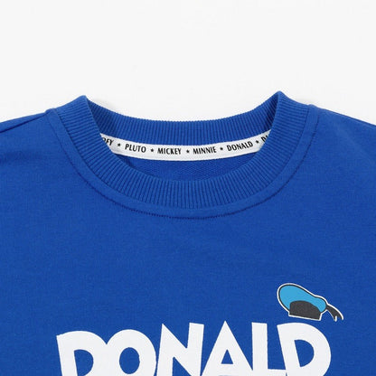 Autumn Baby Girl Boy Clothes Set Children Disney Donald Duck Printing Sweatshirt Top and Pants Bottom 2Pcs Suit Cotton Tracksuit