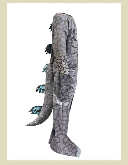 Monster Cosplay Animal Costume Dinosaur Halloween Bodysuit  Kid Boys Girl Funny Jumpsuit Carnival For Toddler Child Catsuit+Mask