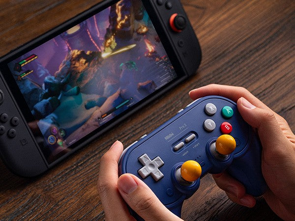 8BitDo Pro 3 Bluetooth Controller for Nintendo Switch 1/2 with TMR Joysticks, Charging Dock for Windows, Apple, SteamOS, Android