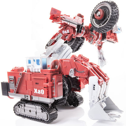 DD02 Anime Transformation Toys AOYI 8 EM 1 Boneco Articulado Maneiro Modelo Scrapper G1 KO SS60 Devastator Engenharia Carro Robô Menino