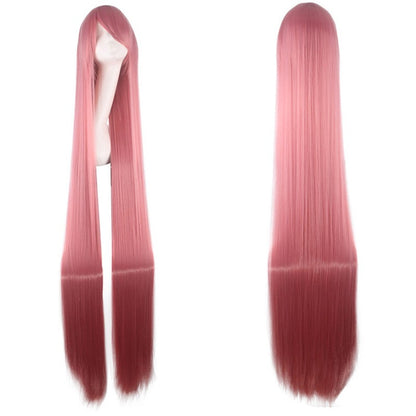 cosplay wig, ancient costume, men and women, long straight hair, anime, colored hair Synthetic fiber wig