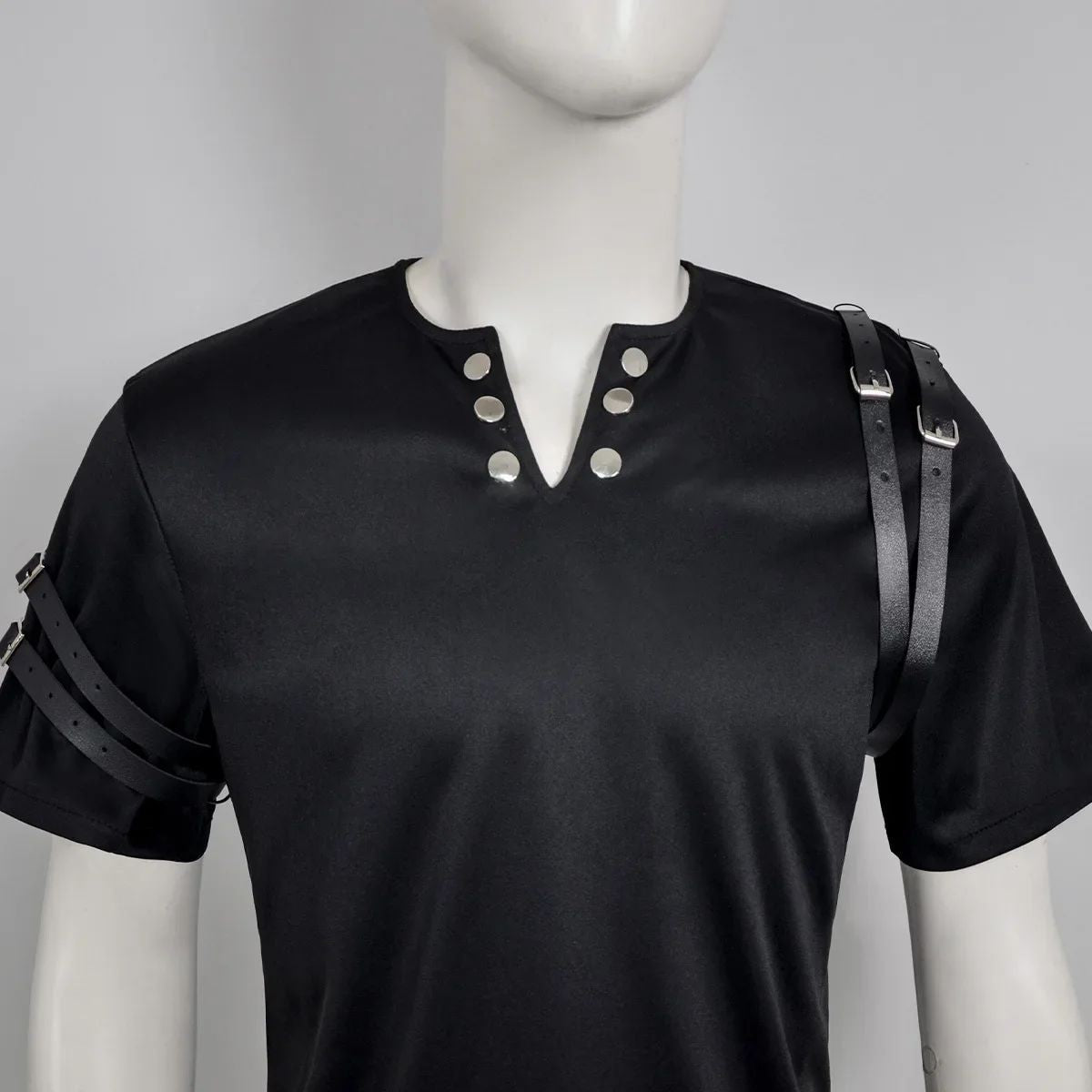 Michael Jackson cosplay Costume BAD Punk Jacket Black Slim BAD Jacket Costume T-shirt Belt Clothing Adore Stars Impersonator