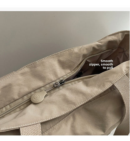 Stylish Nylon Canvas Shoulder Bag for Women Spacious Top Handle Bag Tote Casual  Comfortable and Versatile Texture Commuter Bag