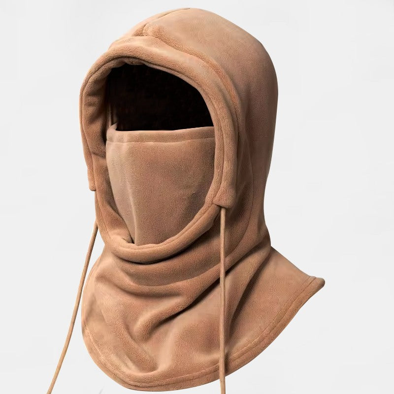 Balaclava Mask Men women warm ski mask Outdoor bicycle windproof and warm hat Knitted hood Windproof Mask with Drawstring