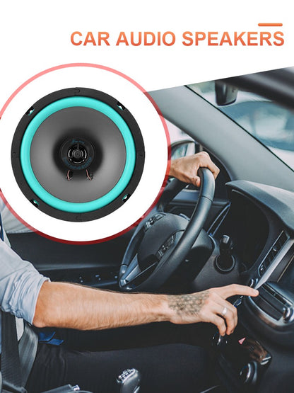 Alto-falante Automotivo Universal de 4/5/6 polegadas 100W/160W HiFi Coaxial Subwoofer Sensibilidade 92dB Áudio Automotivo Música Estéreo Subwoofer Automotivo Estéreo