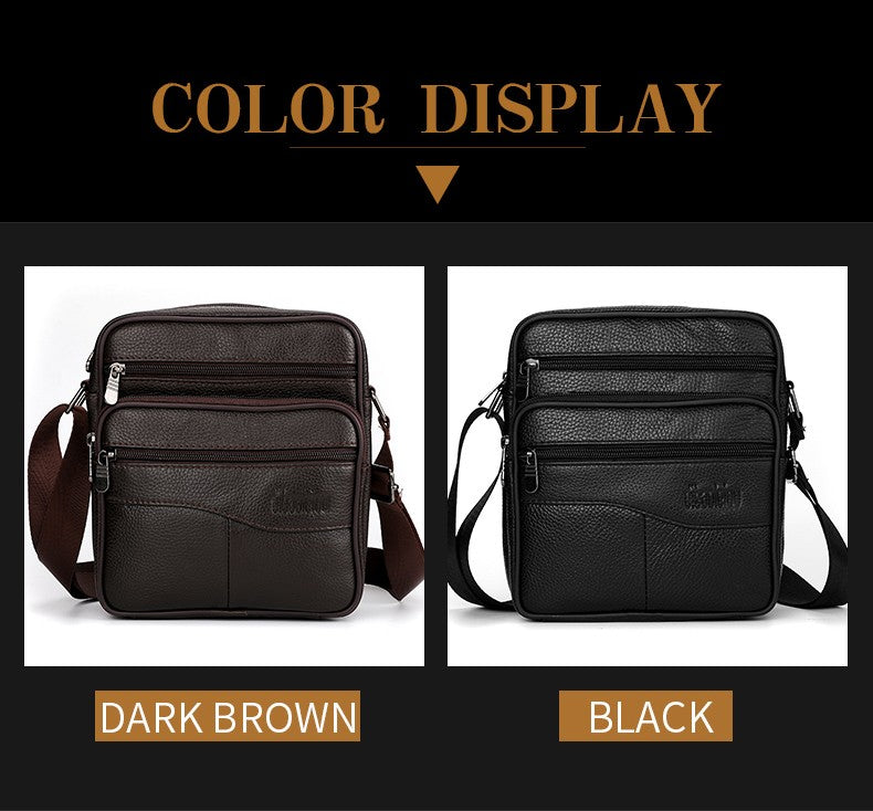 Men's Large size Genuine Leather  Shoulder Bags High quality Tote Fashion Business Man Crossbody Messenger Bag Leather Bags
