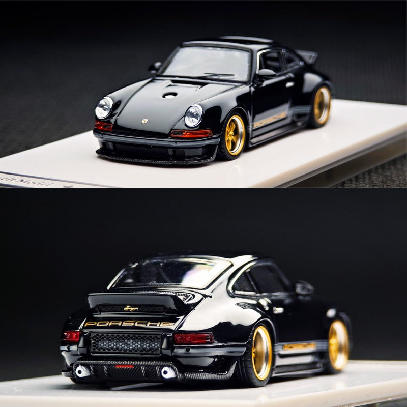 1:64 Novo Modelo de Zinco Porsch 911 964 Singer Coupe Dls Miniatura de Liga Fundida Modelo de Brinquedo Infantil Colecionável Ornamento