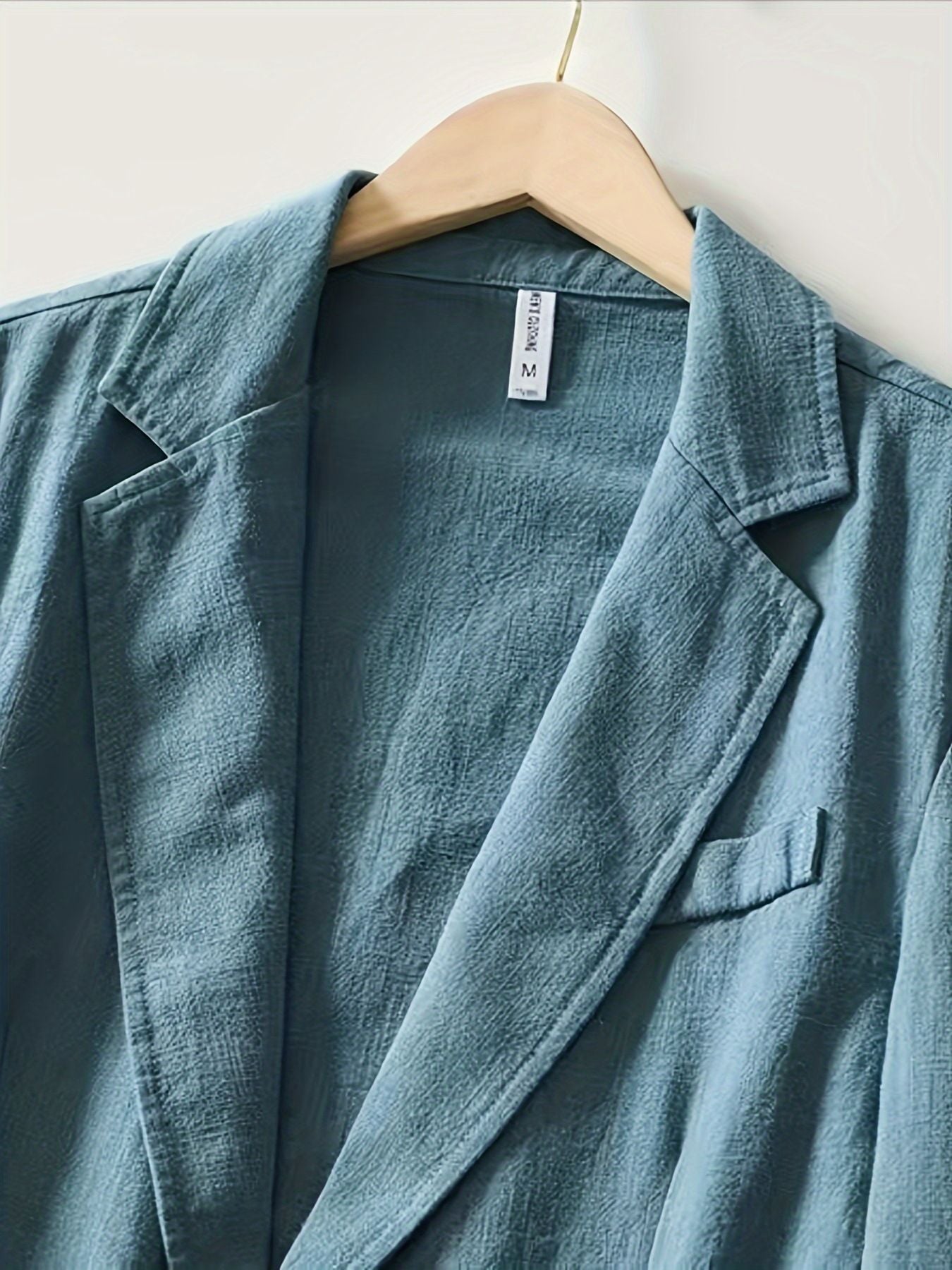 White Cotton Linen Suit Coat Men's Spring Summer Pure Color Slim Casual Business Thin Mens Blazer Jacket Comfortable Breathable