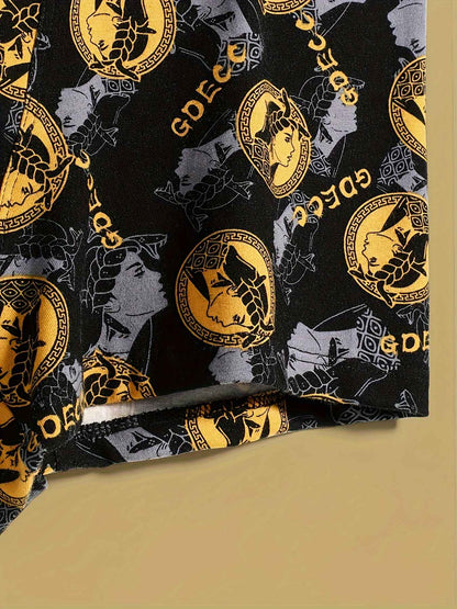 4pcs with Gift Boxed Men's Underwear Boxer Briefs, Ice Silk Trunks Calzoncillos Underpants, Wicking Breathable Luxury Black Gold