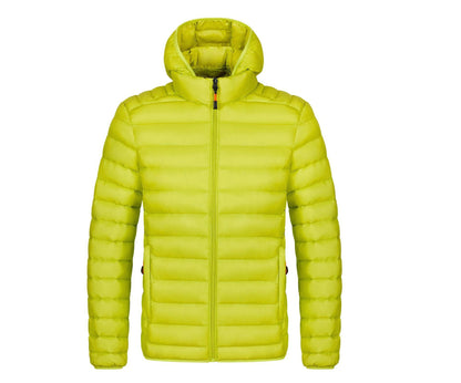 2025 New Men's Lightweight Cotton Jacket for Autumn and Winter - Multiple Colors, Stand-Up Collar & Hooded Design