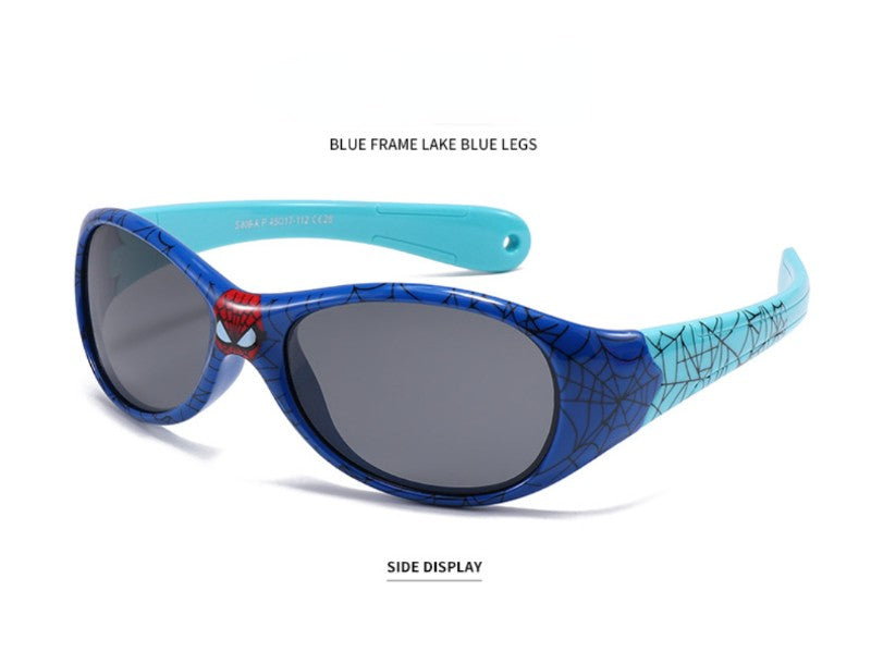 Marvel Spiderman Sunglasses Avengers Figure Cartoon Fashion Sunglasses Kids Cute Goggle Plastic Toys Boys Girls Birthday Gifts