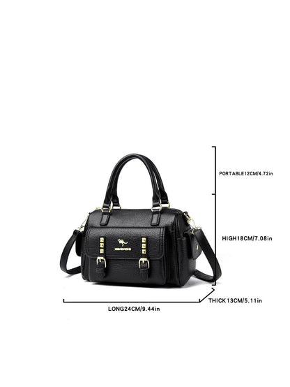 Luxury Designer Soft Pu Leather Shoulder Crossbody Messenger Bags for Women 2026 High Quality Casual Ladies Purses and Handbags