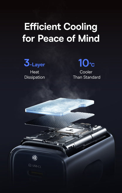 Baseus Picogo 67W GaN Charger PD Charger Type C USB Charger Fast Charging Phone Charger For iPhone 17 16 Travel Charger Portable
