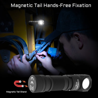 ACEBEAM High CRI LED Headlamp H16 Super Lightweight Rechargeable EDC Flashlight For Camping Working with Wide Voltage(1.2–4.2V)