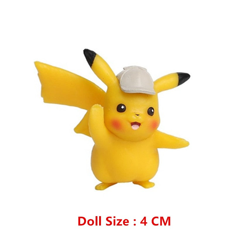 Pokemon Anime Figure Pikachu Eevee Charizard Mewtwo Cartoons Figure Collection Model Pocket Monster Action Toys Kids Birthday Gi