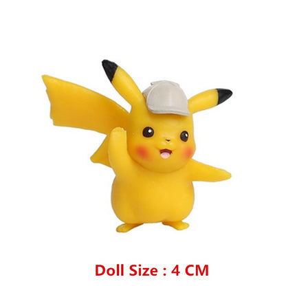 Pokemon Anime Figure Pikachu Eevee Charizard Mewtwo Cartoons Figure Collection Model Pocket Monster Action Toys Kids Birthday Gi