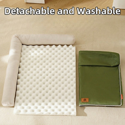 Cama Universal para Animais de Estimação para Todas as Estações, Ninho para Cães e Gatos, Resistente a Arranhões e Mordidas, Almofada Removível e Lavável