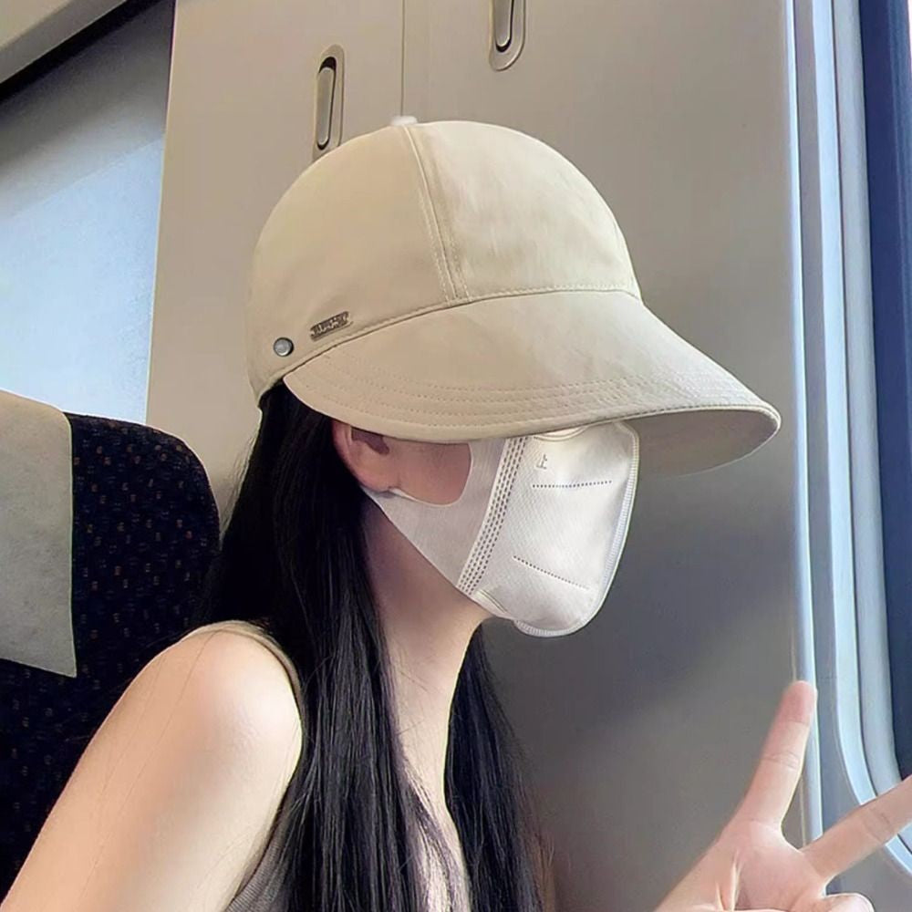 Foldable Wide Brim Sun Hat Drawstring Adjustable Caps for Men Women Beach Hats Summer Quick-drying Visors Fisherman Cap
