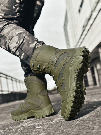 Botas de Caminhada Masculinas de Cano Alto, Casuais, Confortáveis e Quentes