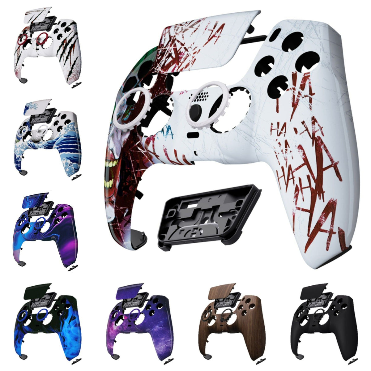 eXtremeRate LUNA Redesigned Replacement Front Shell Touchpad Compatible with ps5 Controller BDM-010/020/030/040/050