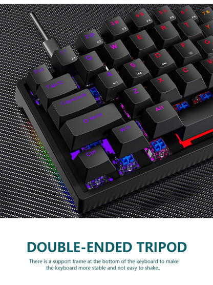 Teclado Mecânico Gamer Mini K620 61 Teclas RGB Hotswap Tipo-C com Fio Keycaps PBT Teclado Ergonômico 60%