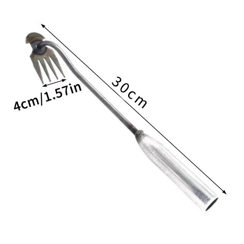 Hoe Weeding Artifact, Uprooting and Weeding Tools, Gardening Hoeing Rake, Manganese Steel Farm Tool, Small Hoe, Loosening Soil a