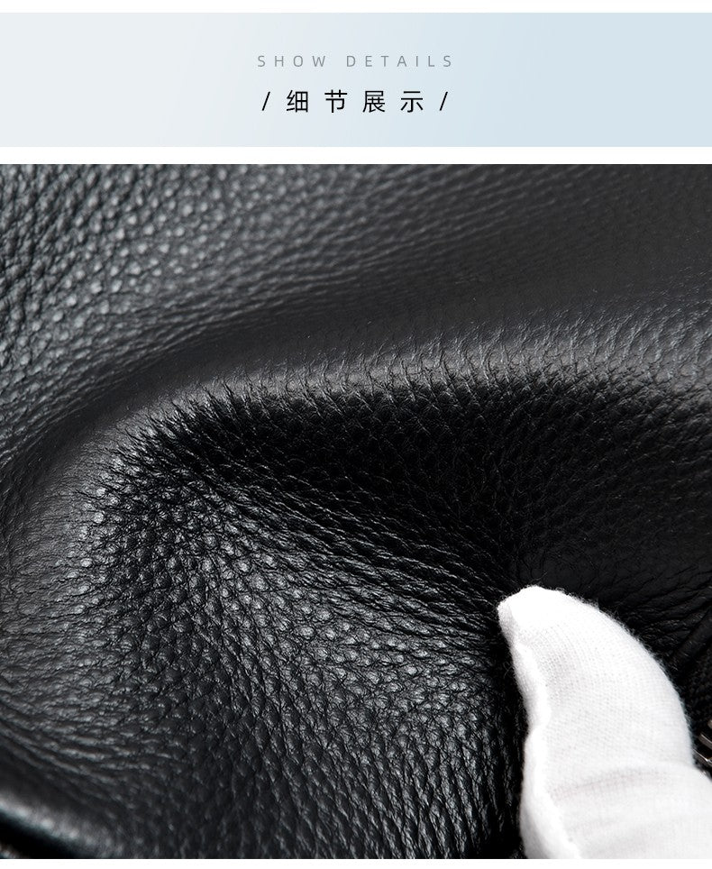 Luxury Leather Tote Bag - Designer Brand Women's Handbag for Office & Daily Use, Modern Minimalist Style