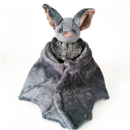 25cm Lovely Grey Bat Plush Stuffed Bat Doll Plush Throw Pillow For Boys and Girls Christmas Halloween Decoration Holiday Gifts
