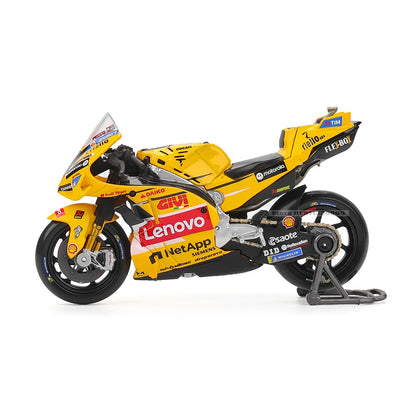 Maisto 1:18 NOVA Ducati Lenovo Team 2023 #1 Bagnaia Campeão Moto GP Corrida motocicleta de liga fundida Modelo de coleção de presente de brinquedo