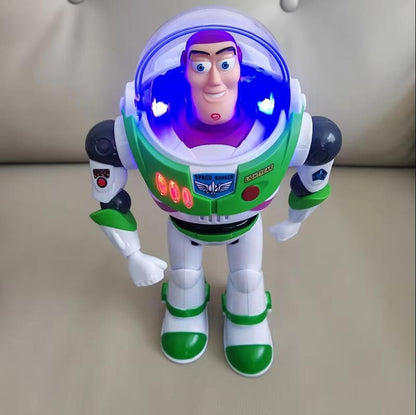 Brinquedos Toy Story Buzz Lightyear Modelo Pixar Robô Elétrico que Anda Boneco de Ação Brinquedo de Presente de Aniversário Modelo de Brinquedos Para Crianças