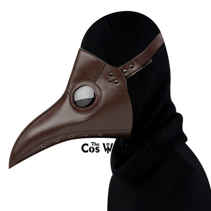 Halloween Plague Doctor Mask Steampunk Gothic Bird Beak Props for Party Carnival Cosplay Costumes Masquerade