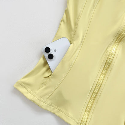 Women's Multi - color Sports Knit Jacket, Casual Long - sleeve Top, Fashion Solid - color Yoga Outerwear, 2025 New Arrival